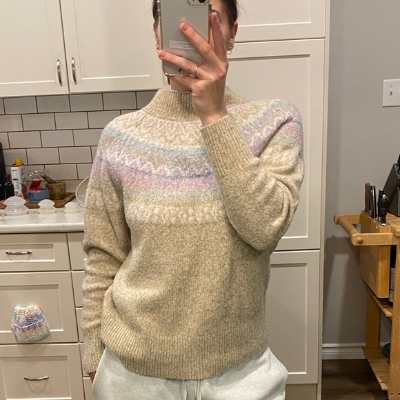 Tea / Ricks Multicolor Patterned Sweater - Picture 7 of 7